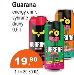COOP DISKONT Guarana energy drink nabídka