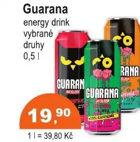 COOP DISKONT Guarana energy drink nabídka