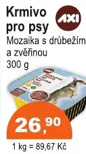 COOP DISKONT Krmivo pro psy Mozaika s drůbežím a zvěřinou nabídka