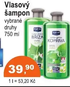COOP DISKONT Vlasový šampon nabídka