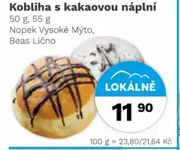 Konzum Kobliha s kakaovou náplní nabídka