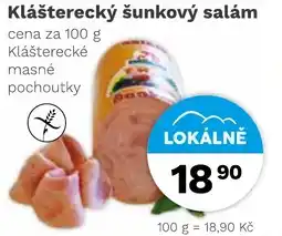 Konzum Klášterecký šunkový salám nabídka