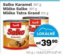 Konzum Salko Karamel Mléko Salko Mléko Tatra Grand nabídka