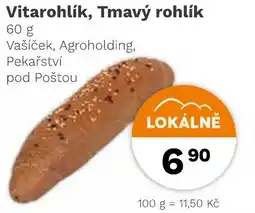 Konzum Vitarohlík, Tmavý rohlík nabídka