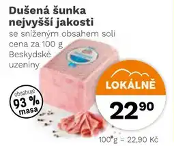 Konzum Dušená šunka nejvyšší jakosti nabídka