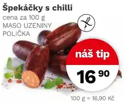 Konzum Špekáčky s chilli nabídka