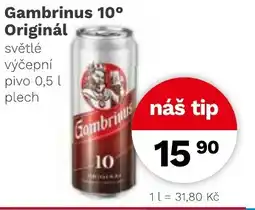 Konzum Gambrinus 10° Originál nabídka
