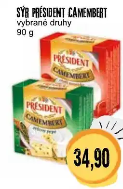 Konzum Sýr président camembert nabídka