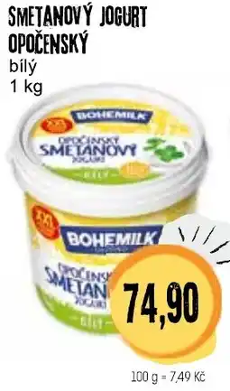 Konzum Smetanový jogurt opočenský nabídka