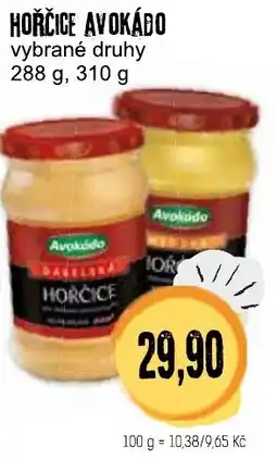 Konzum Hořčice avokádo nabídka
