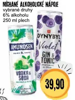 Konzum Míchané alkoholické nápoje nabídka