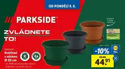 Lidl PARKSIDE Květináč s miskou Ø 20 cm nabídka