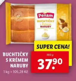 Lidl BUCHTIČKY S KRÉMEM NARUBY nabídka