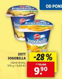 Lidl ZOTT JOGOBELLA nabídka