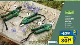 Lidl PARKSIDE ZAHRADNÍ NŮŽKY nabídka
