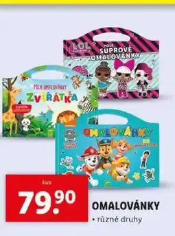 Lidl Omalovánky nabídka
