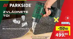 Lidl PARKSIDE Aku horkovzdušná pistole 20 V nabídka