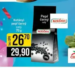 Kotányi pepř černý celý
