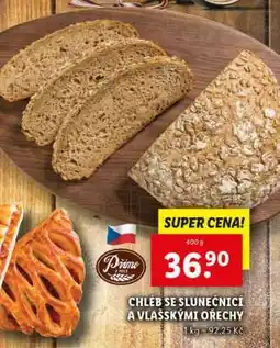 Lidl Chléb se slunečnicí a vlašskými ořechy nabídka