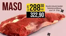 Jip Hovězí chuck tender falešná svíčková nabídka