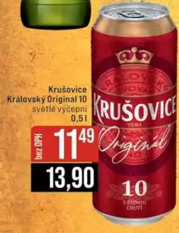 Jip Krušovice Královský Originál 10 světlé výčepní nabídka
