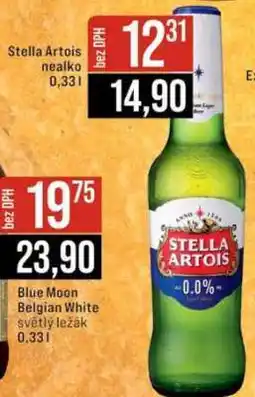 Jip Stella Artois nealko nabídka