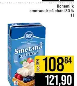 Jip Bohemilk smetana ke šlehání 30 % nabídka