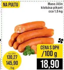Jip Maso Jičín klobása pikant cca 1,5 kg nabídka