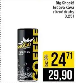 Jip Big Shock! ledová káva nabídka