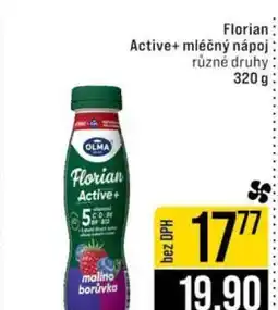 Jip Florian Active+ mléčný nápoj nabídka