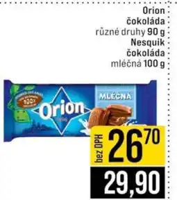 Jip Orion čokoláda nabídka