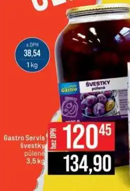 Jip Gastro Servis švestky půlené nabídka