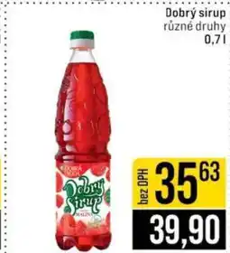 Jip Dobrý Sirup nabídka
