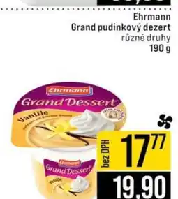 Jip Ehrmann Grand pudinkový dezert nabídka