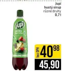 Jip Jupí hustý sirup nabídka