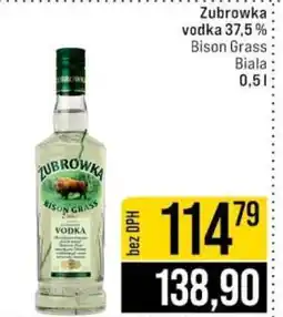 Jip Zubrowka vodka 37,5% Bison Grass Biala 0,5l nabídka
