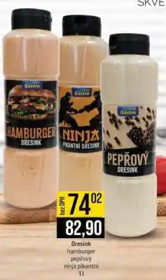 Jip Dresink hamburger pepřový ninja pikantní nabídka