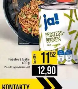 Jip Fazolové lusky nabídka