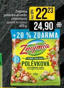 Jip Znojmia polévková směs zeleninová jemně krájená 420 g nabídka