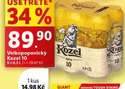 Lidl Pivo velkopopovický kozel 10 nabídka