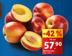 Lidl Nektarinky nabídka