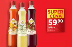 Lidl Yo sirup nabídka