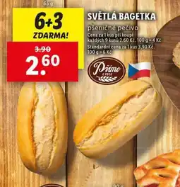 Lidl Světlá bageta nabídka