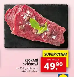 Lidl Klokaní svíčková nabídka