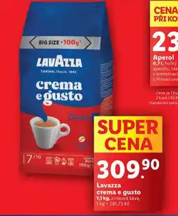 Lidl Lavazza crema e gusto nabídka