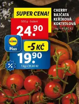 Lidl Cherry rajčata keříková koktejlová nabídka