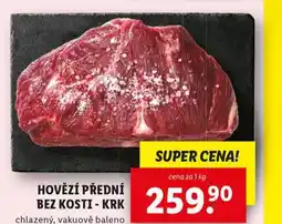 Lidl Hovězí přední bez kosti krk nabídka
