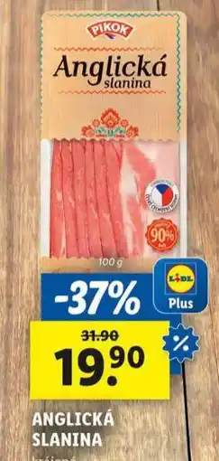 Lidl Anglická slanina nabídka