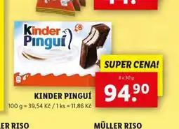 Lidl Kinder pinguí nabídka