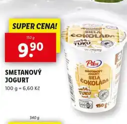 Lidl Smetanový jogurt nabídka